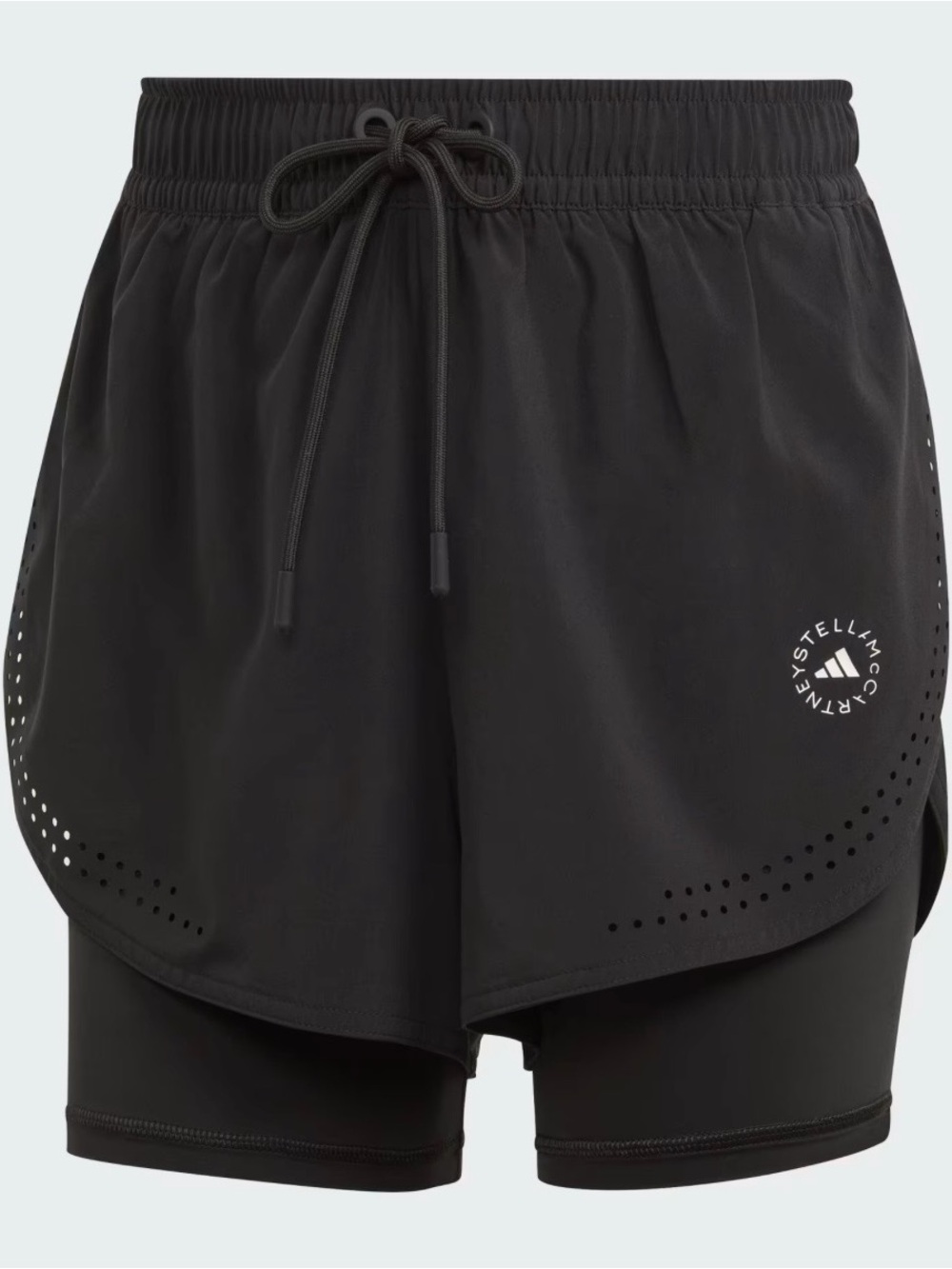 NWT adidas by Stella McCartney Truepurpose 2-in-1 Training Shorts Black szS